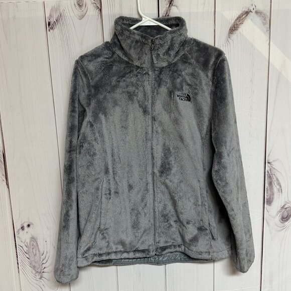 The North Face Women’s Osito 2 Jacket Rabbit Gray Size Large Fleece - Picture 1 of 10